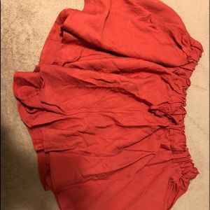 Comfortable burnt orange shorts